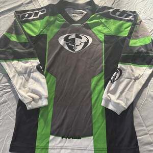 Vintage Thor Racing Phase Motocross Riding Jersey Green/Black youth M 8-10